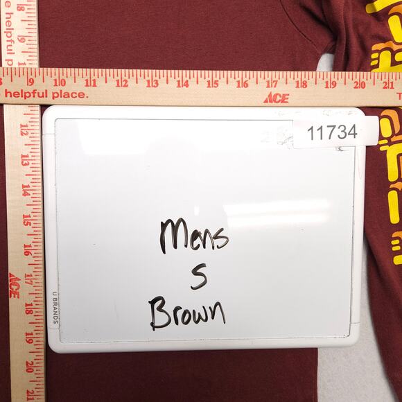 Dragon Ball Anime Long Sleeve Casual Graphic T Shirt Adult Mens Size S Brown - Picture 8 of 10